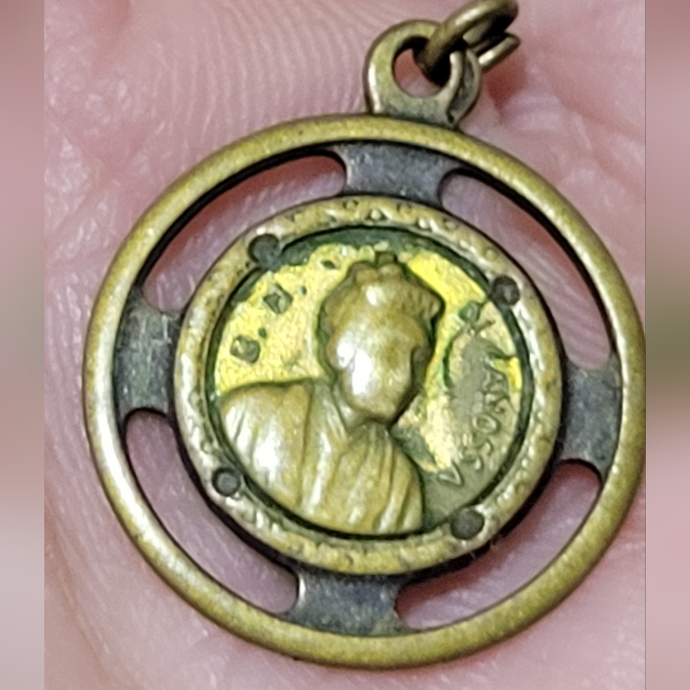 Religious Relic Saint Philomena virgin and martyr pendant